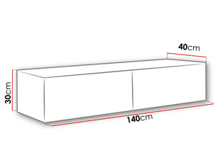TV galds Vigo 140 cm cena un informācija | TV galdiņi | 220.lv