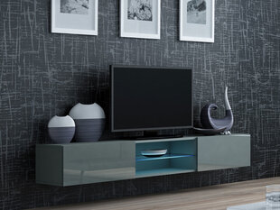 TV galds Vigo 180 cm ar stiklu cena un informācija | TV galdiņi | 220.lv