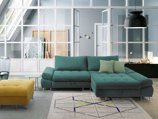 Izvelkamais stūra dīvāns Grey BX, apdare Soro 86/Soro 34 cena un informācija | Dīvāni | 220.lv