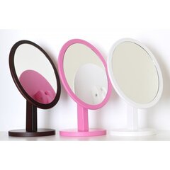 Spogulis galda MS-9101-W brūns cena un informācija | Spoguļi | 220.lv