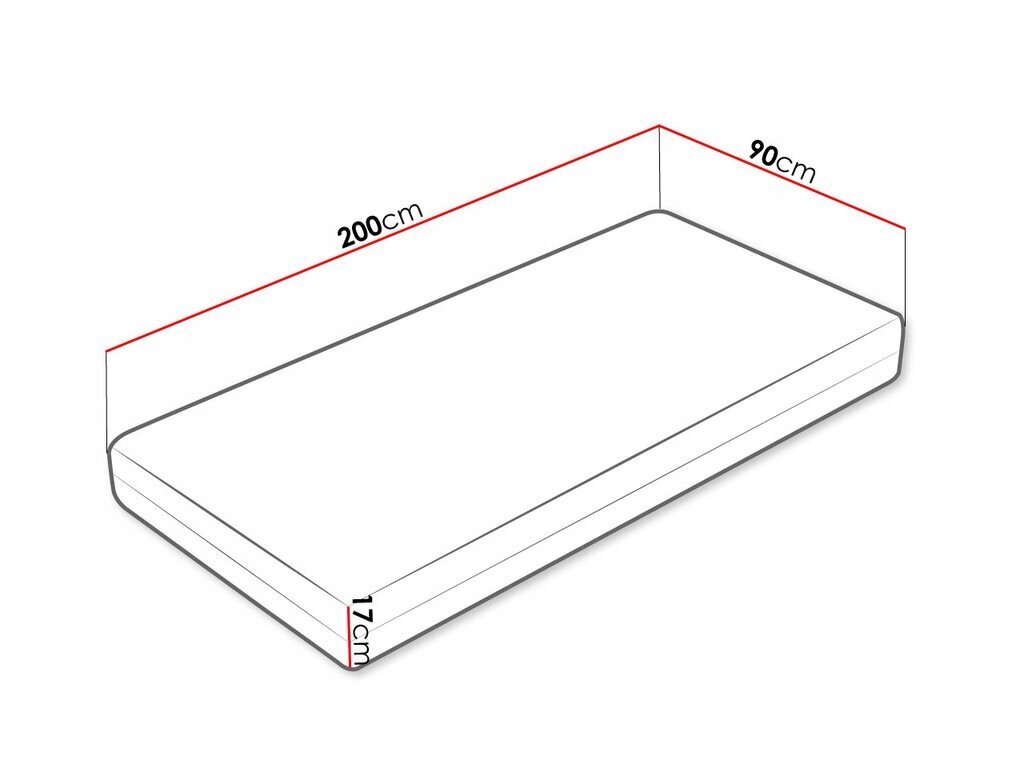 Matracis Resta 90x200 cm cena un informācija | Matrači | 220.lv