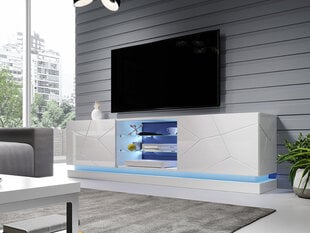 TV galds Qiu 200 cm + LED cena un informācija | TV galdiņi | 220.lv