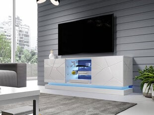 TV galds Qiu 160 cm + LED cena un informācija | TV galdiņi | 220.lv