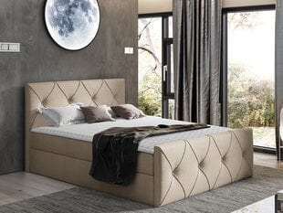 Kontinentālā gulta Crystal Lux, 180 x 200 cm, audums Zetta 291 cena un informācija | Gultas | 220.lv