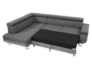 Izvelkamais stūra dīvāns Fonti, apdare Soft 017 + Lux 05, kreisais stūris cena un informācija | Dīvāni | 220.lv