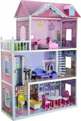 Кукольный домик с лифтом «Экотовары» цена и информация | Игрушки для девочек | 220.lv