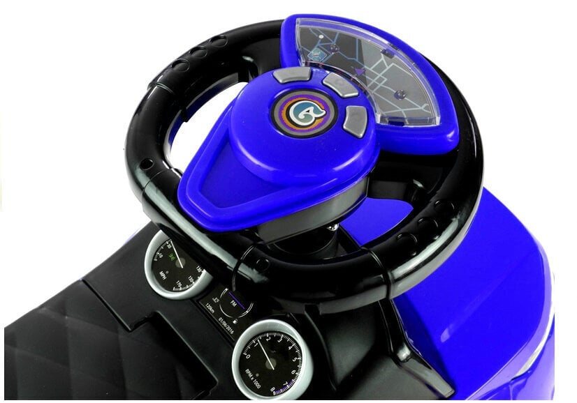 Mašīna - skrejritenis ar gaismu Lean Toys 613W, zila цена и информация | Rotaļlietas zīdaiņiem | 220.lv