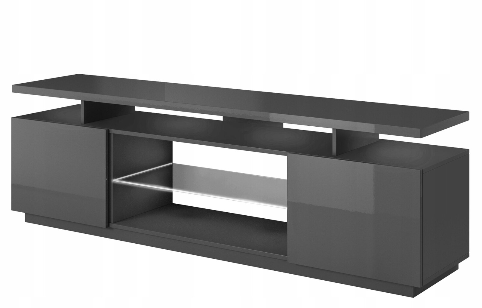 TV galds Eva + LED cena un informācija | TV galdiņi | 220.lv