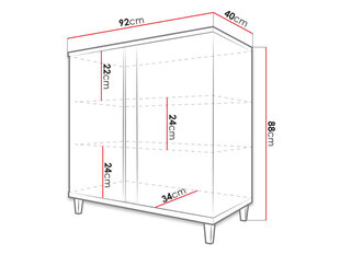 Kumode Marco 90 cm cena un informācija | Kumodes | 220.lv