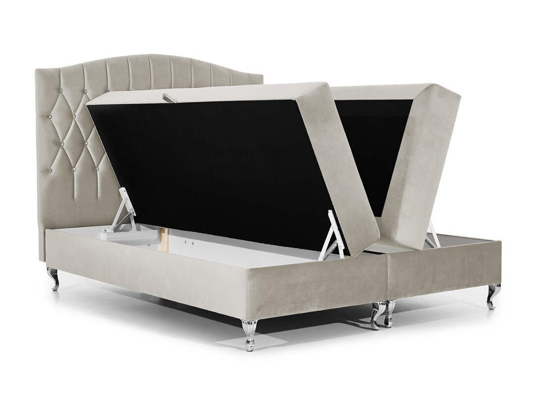 Kontinentālā gulta Puerto, 120 x 200 cm, apdare Kronos 07 cena un informācija | Gultas | 220.lv
