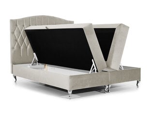 Kontinentālā gulta Puerto, 140 x 200 cm, apdare Paros 2 cena un informācija | Gultas | 220.lv