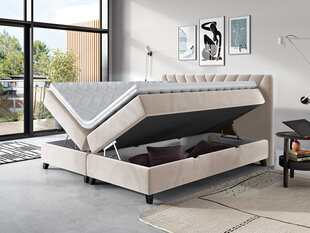 Kontinentālā gulta Romantic, 140 x 200 cm, apdare Fresh 13 cena un informācija | Gultas | 220.lv