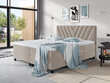 Kontinentālā gulta Romantic, 180 x 200 cm, apdare Fresh 01 cena un informācija | Gultas | 220.lv