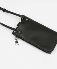 Seidenfelt telefona somiņa/pleca soma Moss, melnā krāsā 901028943 cena un informācija | Sieviešu somas | 220.lv