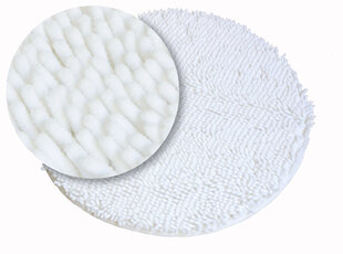 TWISTY white, mikrošķiedras paklājs, dažādi izmēri cena un informācija | Vannas istabas aksesuāri | 220.lv