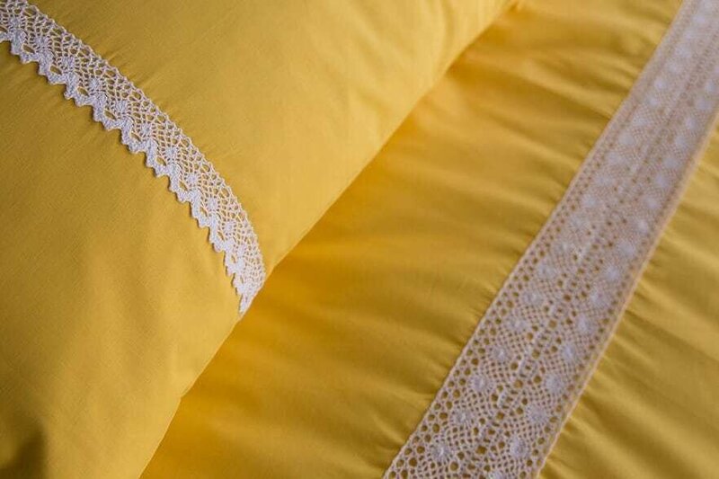 Gultas veļas komplekts “Elegance”, dzeltenā krāsa cena