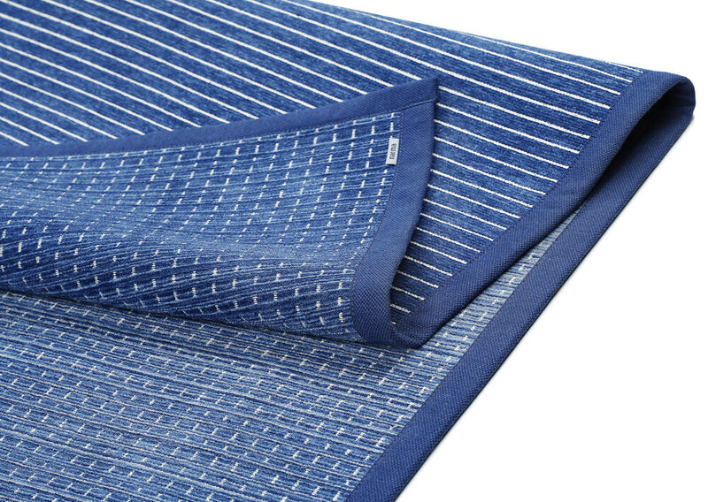 Divpusējais šenila paklājs Narma smartWeave MOKA, zilā krāsā - dažādi izmēri internetā