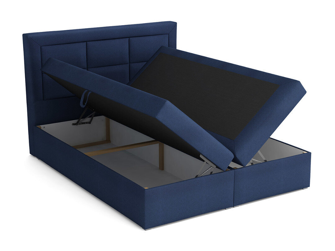 Kontinentālā gulta Clasic Box, 140 x 200 cm, gaiši bēša цена и информация | Gultas | 220.lv