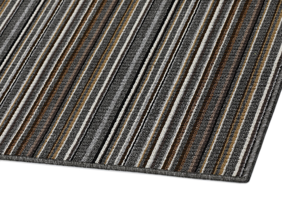 Narma koridora cilpu paklājs Hugo, pelēkā krāsā - dažādi izmēri cena un informācija | Paklāji | 220.lv
