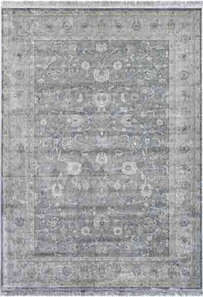Narma viskozes paklājs Almira, pelēkā/gaiši zilā krāsā - dažādi izmēri cena un informācija | Paklāji | 220.lv