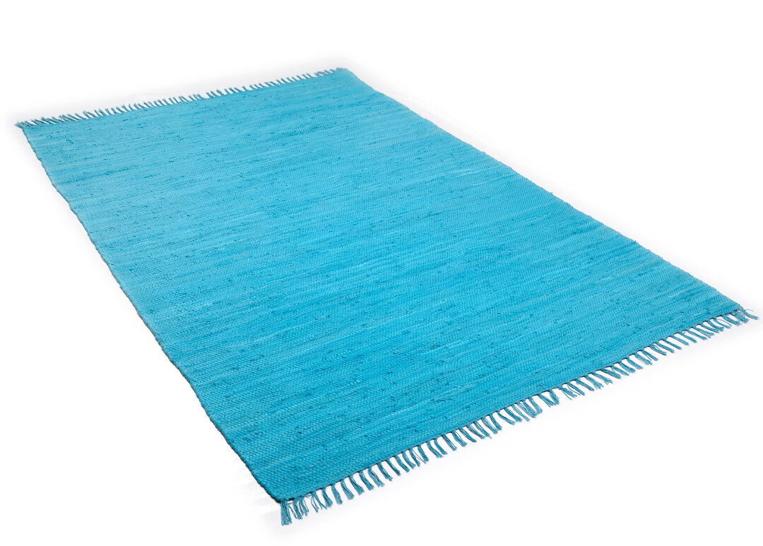 Kokvilnas paklājs Happy Cotton, tirkīza krāsas – dažādi izmēri cena un informācija | Paklāji | 220.lv