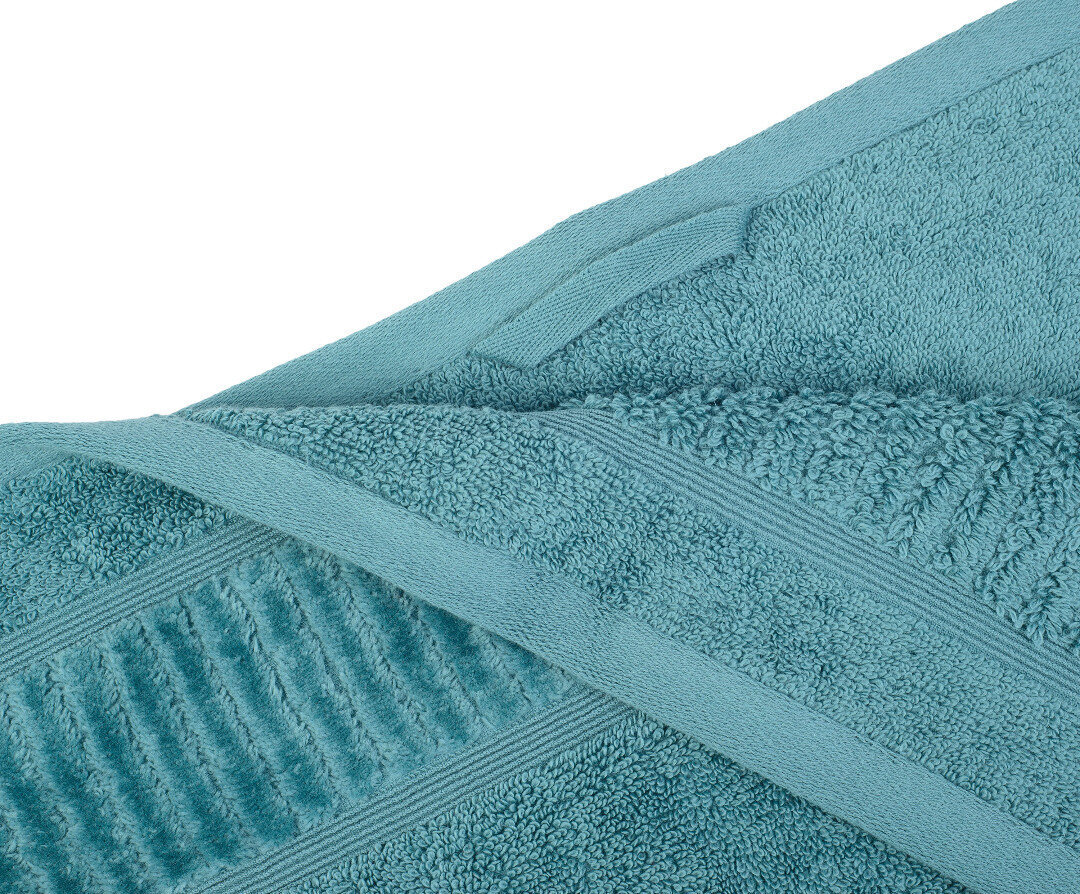Tekstiilikompanii frotē dvielis BIO, kokvilna, zilganzaļā krāsā - dažādi izmēri цена и информация | Dvieļi | 220.lv