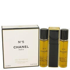 Chanel No.5 Twist and Spray EDP sievietēm 3 x 20 ml цена и информация | Женские духи | 220.lv