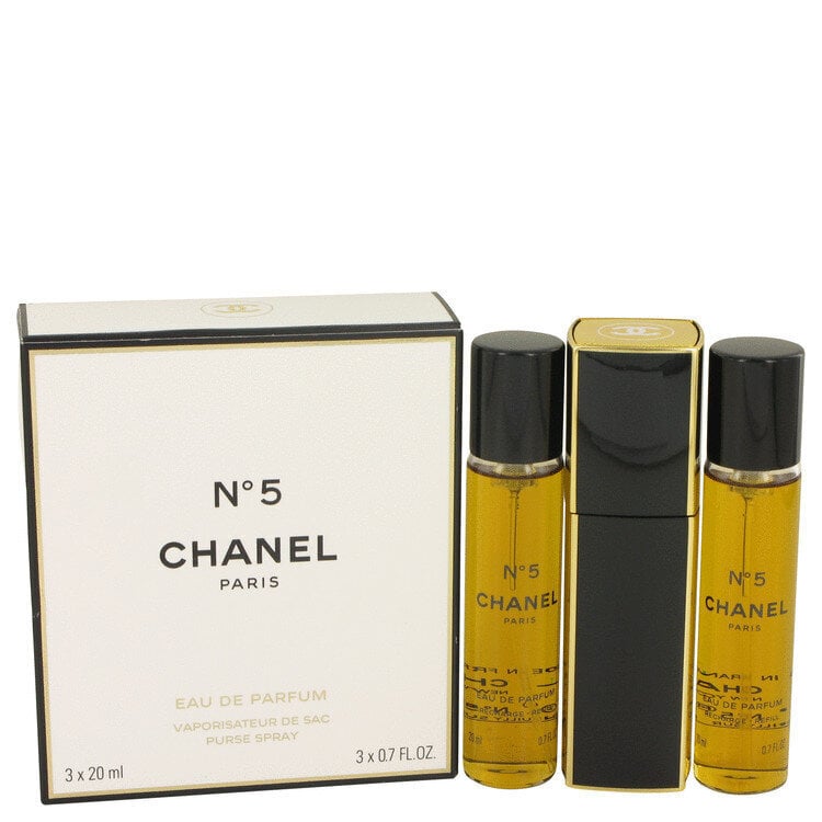 Chanel No.5 Twist and Spray EDP sievietēm 3 x 20 ml cena un informācija | Sieviešu smaržas | 220.lv