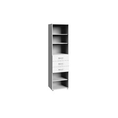 Шкаф Мульти-РК 218367, белый/серый цена и информация | Полки | 220.lv