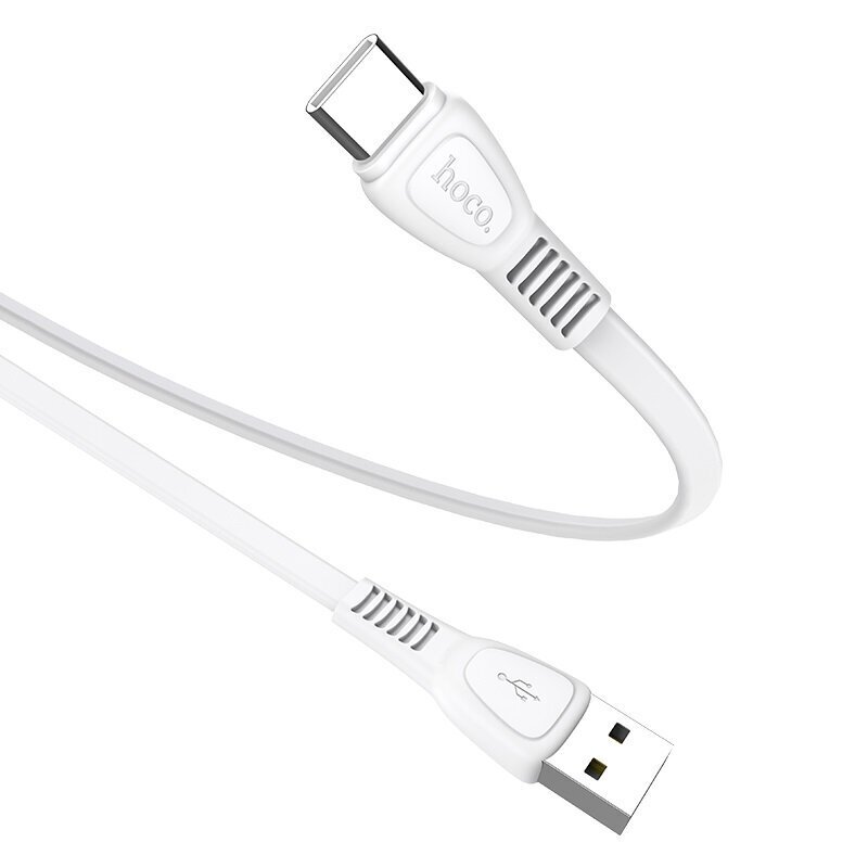 Type C -> lādēšanas vads, HOCO X40 2.4 A, 1.0m USB - Type-C uzlādes datu kabelis, balts. cena un informācija | Savienotājkabeļi | 220.lv