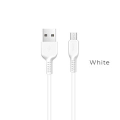 Vads Micro USB Hoco X13 USB A / USB B MICRO, 3M lādēšanas vads USB 2.0, balts cena un informācija | Savienotājkabeļi | 220.lv