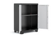 Skapis Linear Base Cabinet 68x39x90 cm, melns/pelēks/tumši zils cena un informācija | Kumodes | 220.lv