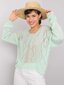Sieviešu piparmētru ažūra džemperis. Mint ONE cena un informācija | Sieviešu džemperi | 220.lv