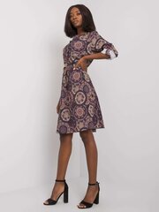 Фиолетовое платье с поясом цена и информация | Платья | 220.lv