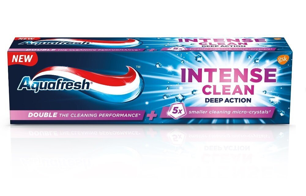 Aquafresh Intense Clean Toothpaste zobu pasta 75 ml цена и информация | Zobu pastas, birstes | 220.lv