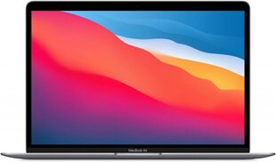 Apple CTO - MacBook Air 13” M1 8C CPU, 7C 16/256GB Space Grey INT Z1240002D цена и информация | Ноутбуки | 220.lv