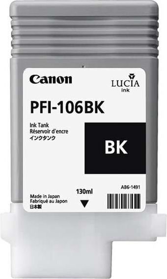 CANON PFI-106BK melns 130ml cena un informācija | Tintes kārtridži | 220.lv