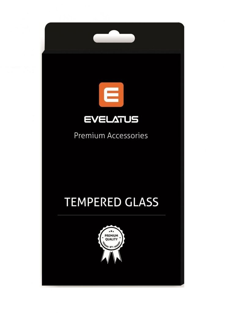 Aizsargstikls Evelatus    Samsung    A80 Black Frame (Full Glue) cena un informācija | Ekrāna aizsargstikli | 220.lv