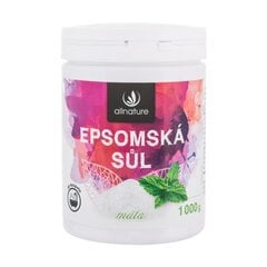 Allnature Epsom Salt Mint vannas sāls 1000 g цена и информация | Масла, гели для душа | 220.lv