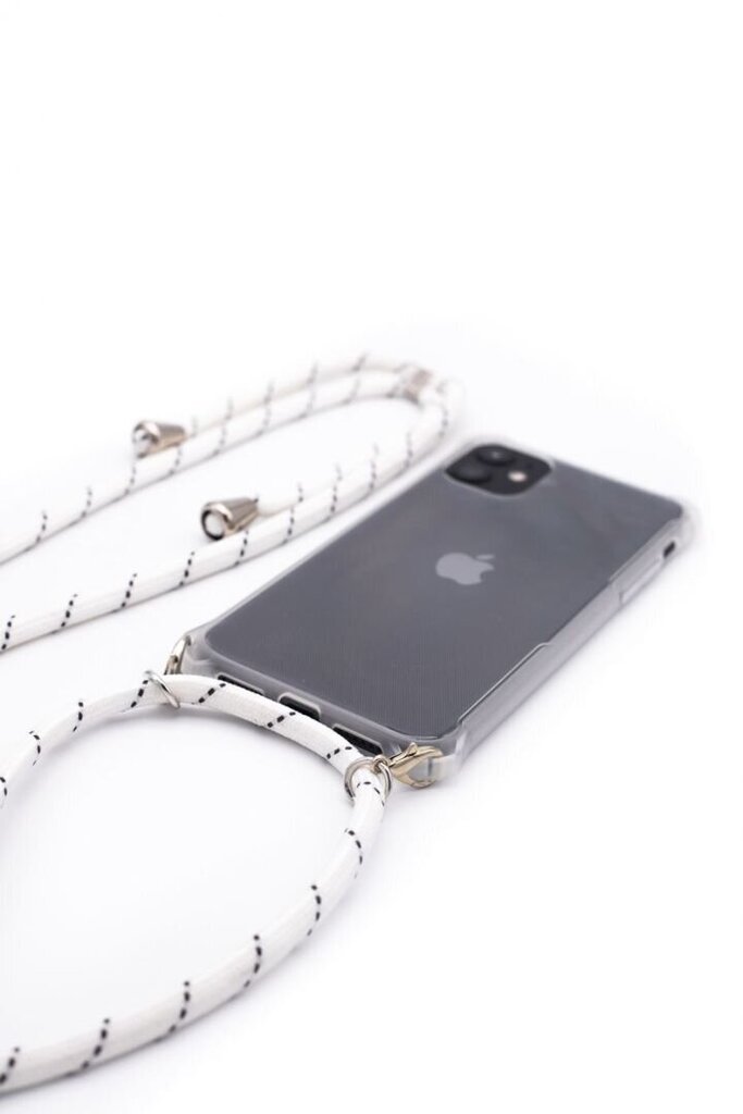 Aizmugurējais vāciņš Evelatus    Apple    iPhone 7/8 Case with rope White Stripes    Transparent цена и информация | Telefonu vāciņi, maciņi | 220.lv