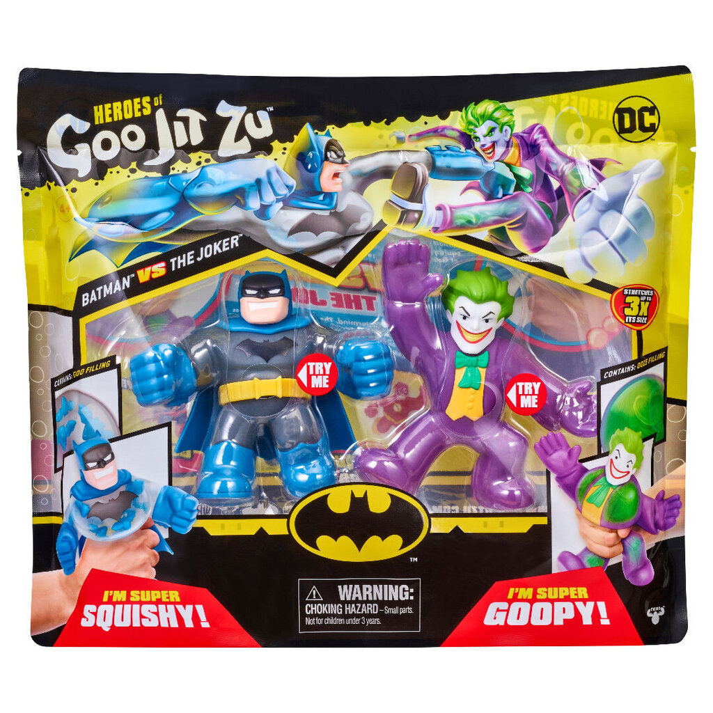 CHARACTER GOO JIT ZU DC Cīņas komplekts Batman & Joker W1 cena un informācija | Rotaļlietas zēniem | 220.lv