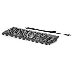 HP USB Keyboard (2013 black design) - RUS cena un informācija | Klaviatūras | 220.lv