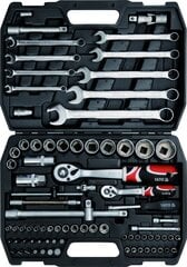 Набор инструментов YATO 82 шт. YT-12691 цена и информация | Механические инструменты | 220.lv