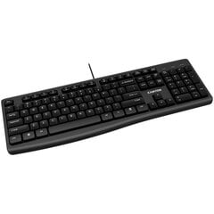 CANYON Wired Chocolate Standard Keyboard - US cena un informācija | Klaviatūras | 220.lv