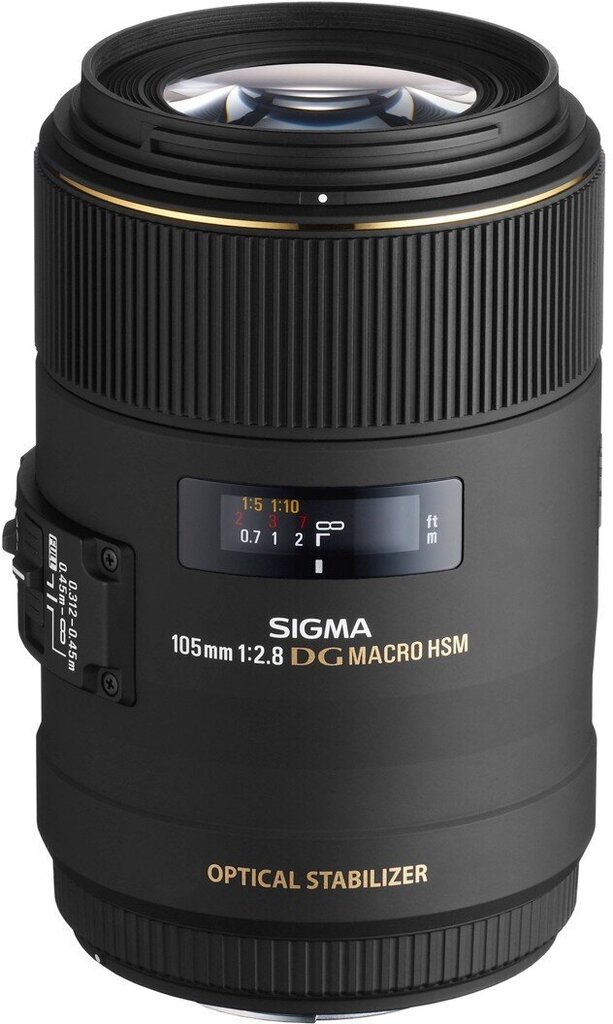 Sigma 105mm f/2.8 EX DG OS HSM Macro objektīvs priekš Nikon цена и информация | Objektīvi | 220.lv