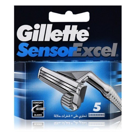 Gillette Sensor Excel maiņas asmens vīriešiem 10 gab. cena un informācija | Skūšanās piederumi, kosmētika | 220.lv