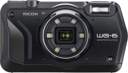Ricoh WG-6, melns cena un informācija | Digitālās fotokameras | 220.lv