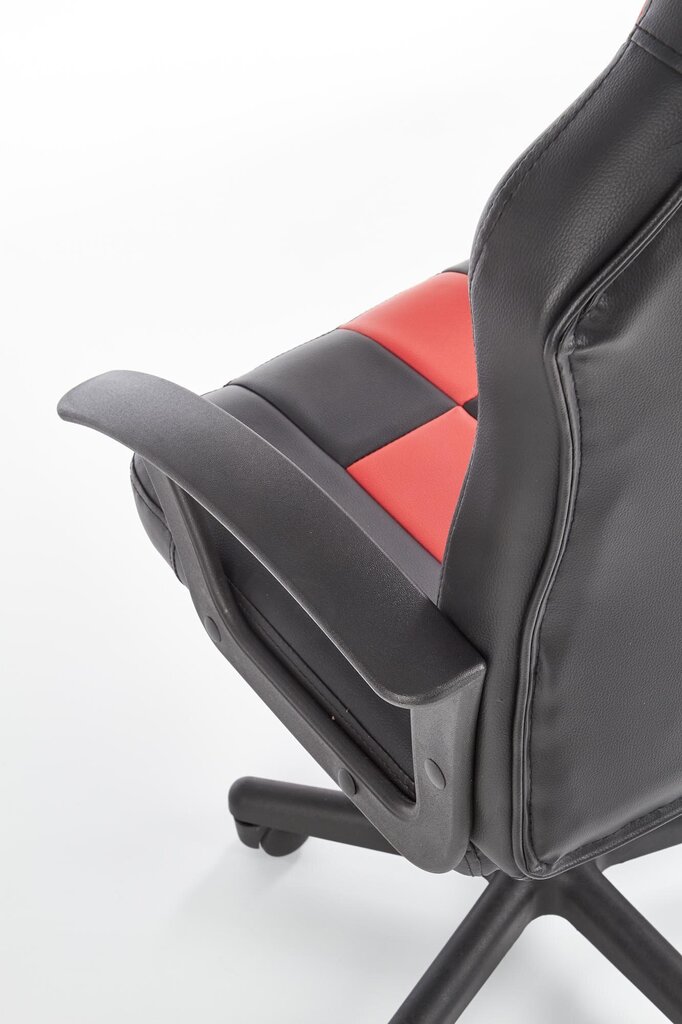 Biroja krēsls skolniekiem STORM, melns/sarkans cena un informācija | Biroja krēsli | 220.lv
