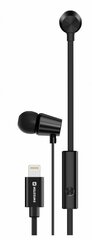 Swissten YS500 Stereo Austiņas Lightning ar Mikrofonu un vadības pulti / 1.2m Melnas cena un informācija | Austiņas | 220.lv