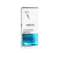 <p>Шампунь Vichy Dercos Ultra Soothing предназначен для нормальных и жирных волос. Это дерматологический шампунь, который успокаивает кожу головы до 48 часов после начала использования. Состав обогащен комплексом Sensirine, обогащенным витамином С и пантенолом.</p>
 цена и информация | Шампуни | 220.lv